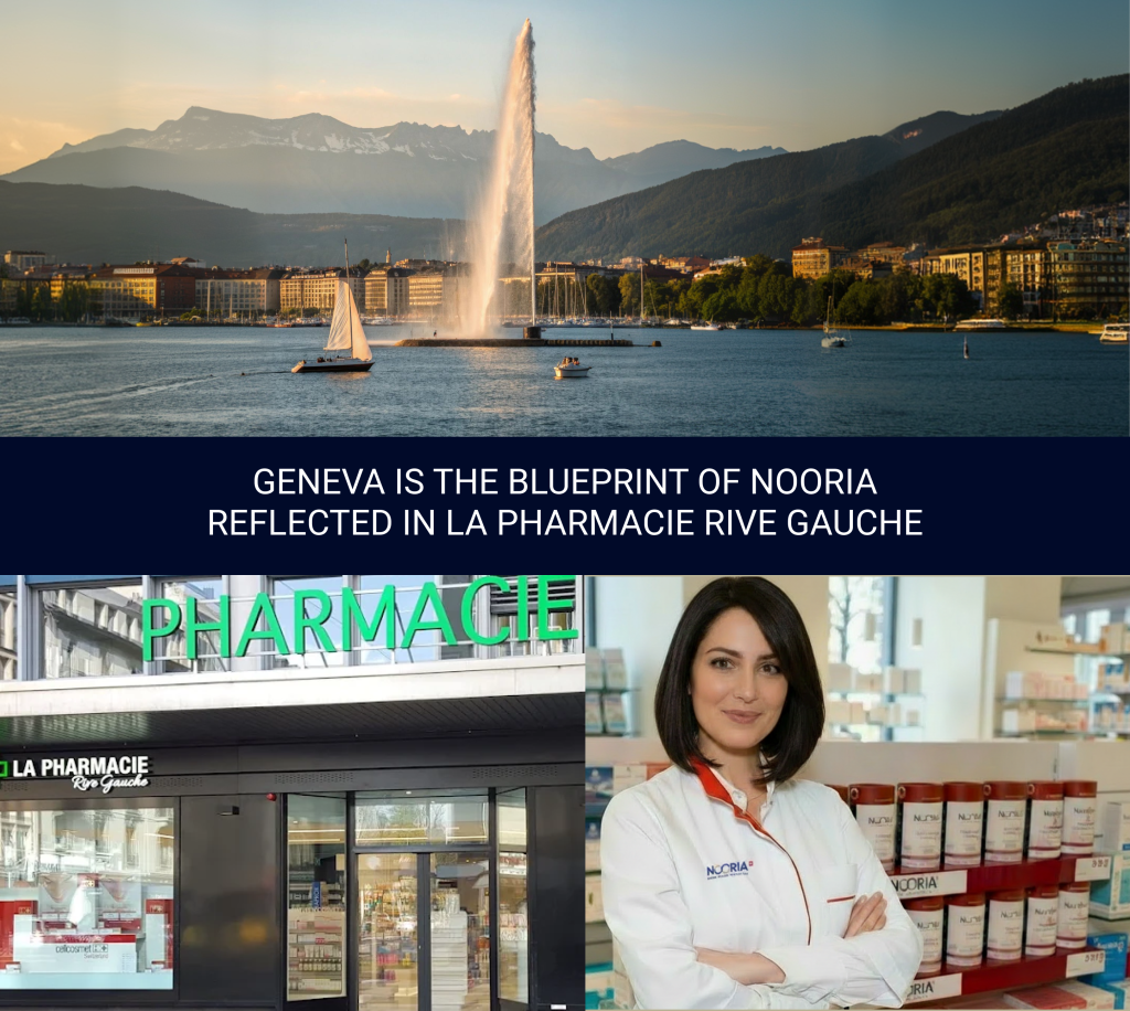 Genève, source d'inspiration — Nooria s'invite à La Pharmacie Rive Gauche